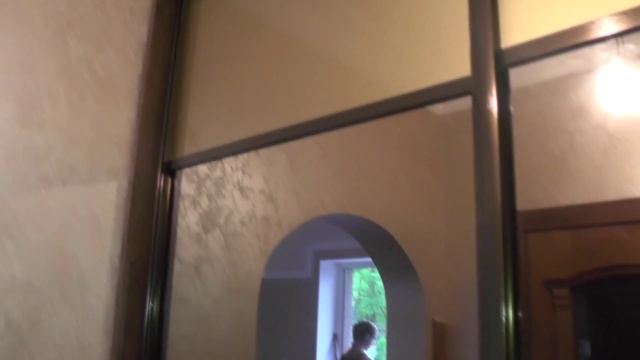 Встроенный шкаф-купе в коридор. Система Браун. Двери из зеркала бронза. смотреть онлайн