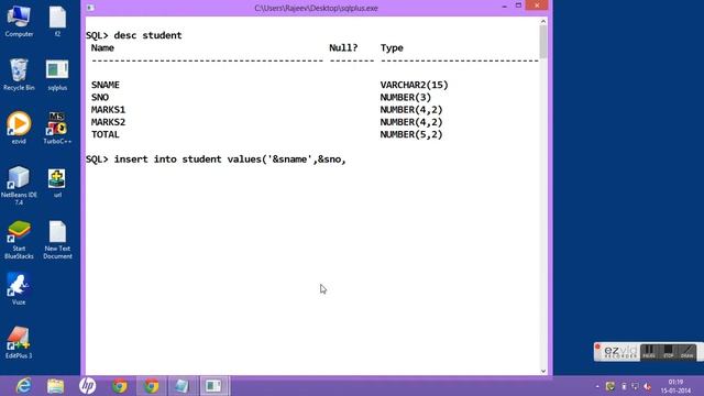 HOW TO INSERT VALUES IN TABLE(ORACLE) смотреть онлайн