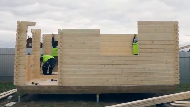 дом из мини бруса смотреть онлайн