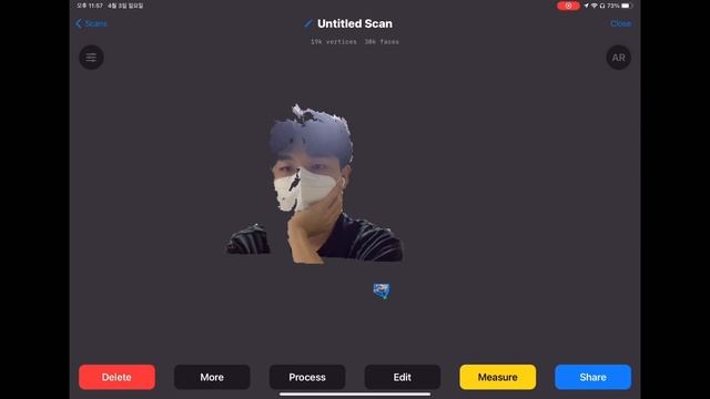 Copying My 3D Face (3dScannerApp TrueDepth) смотреть онлайн