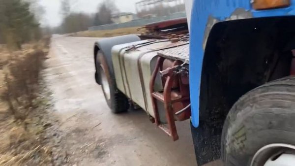 Iveco TURBO STAR  первый неудачный выезд на большую дорогу.