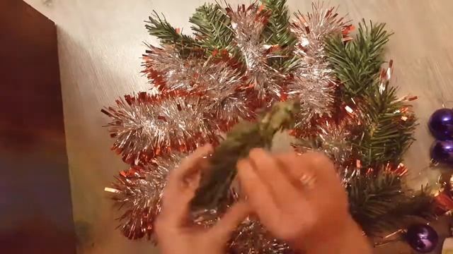 Diy:Новогодний венок своими руками. смотреть онлайн