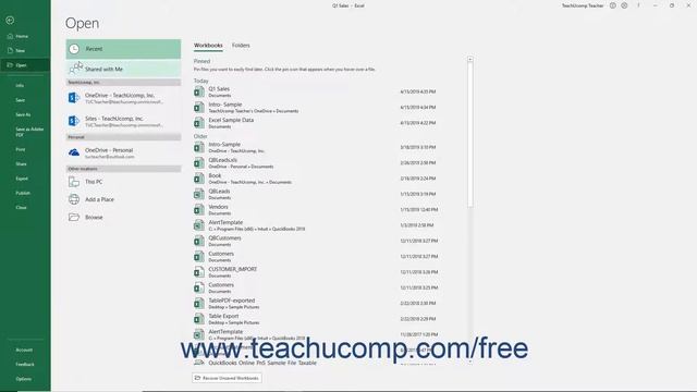 Excel 2019 & 365 Tutorial The File Tab and Backstage View Microsoft Training смотреть онлайн