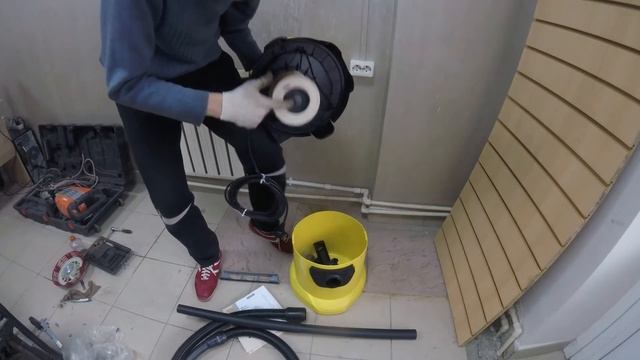 Строительный пылесос Karcher WD 3 P смотреть онлайн