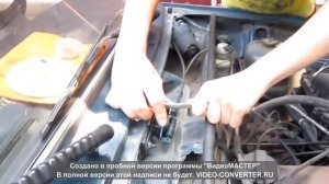 Регулировка замка капота ВАЗ 2107