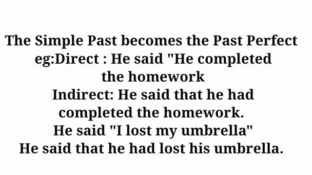 Reported Speech /Direct And Indirect Speech/Exercises/Statements/Questions/Commands/Requests