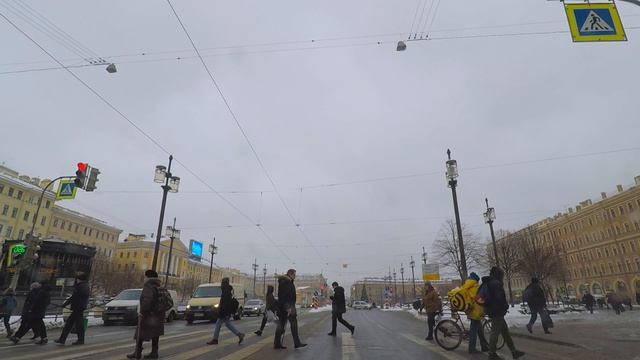 Санкт-Петербург 2022. Зима. Сенная площадь. Метро Садовая. смотреть онлайн