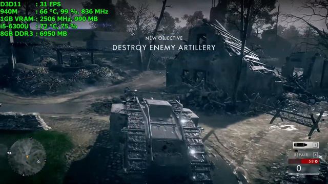 Microsoft Surface Book Gaming (2015): Battlefield 1 - 1600x900 смотреть онлайн