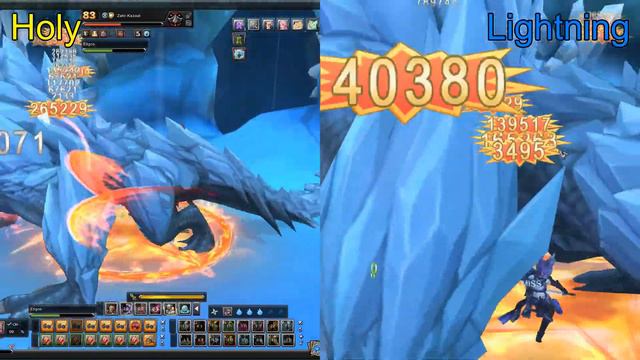 Aura Kingdom Holy Sword Charged Smiting Edge vs Charged Thunderstrike Final Test - All Bosses смотреть онлайн