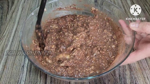 The famous dessert that drives the world crazy! Take oats, cocoa and bananas! смотреть онлайн