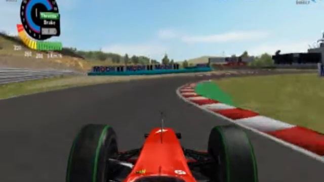 F1 2009 - Romanian Game - Hungaroring Ungaria - Lap by FutureMan смотреть онлайн