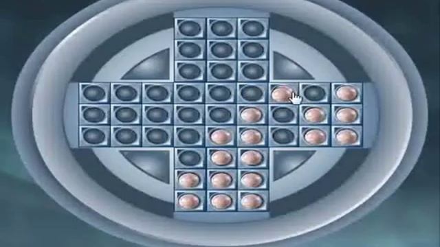 Peg Solitaire (44 pegs) solution смотреть онлайн