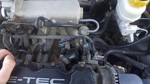 Подсос воздуха с под форсунок Daewoo Lanos  1.5 замена колечек.