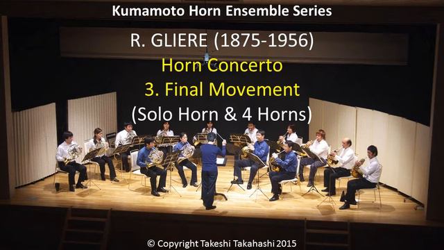 (Solo Horn + 4Hr) GLIERE: Horn Con: Final mvt смотреть онлайн