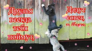 С Днем друзей! Красивая музыкальная открытка с Днем Дружбы!