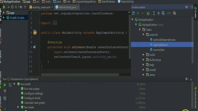 How to easily obtain your SHA1 debug key in Android Studio смотреть онлайн