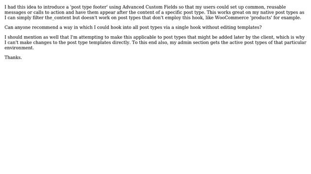 Wordpress: Filter Content on all Post Types смотреть онлайн