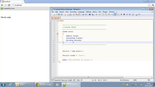 057 Visibilidade das propriedades das classes Public, Private e Protected смотреть онлайн