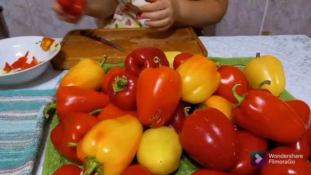 Заморозка перца на зиму# готовим дома# смотреть онлайн