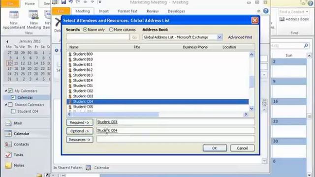 How to Schedule a Meeting in Outlook 2010 смотреть онлайн