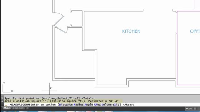 Autocad 2016 - Area Command #67 смотреть онлайн