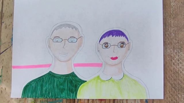 Рисунок ко Дню Бабушек и Дедушек. Рисуем с Лерой смотреть онлайн