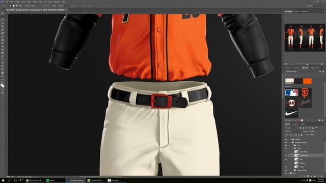 Design a Baseball Jersey / Uniform Photoshop Tutorial & Template смотреть онлайн