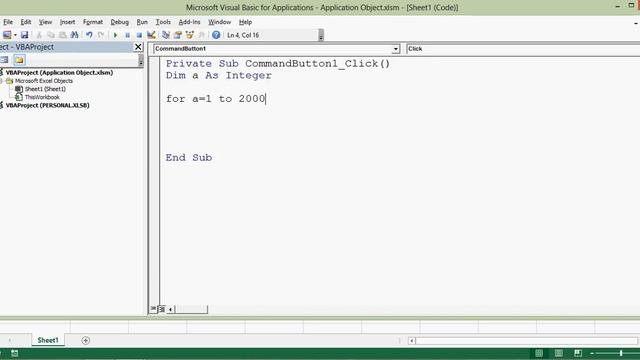 Excel VBA Tutorial 12-Working with Application Object in Excel VBA смотреть онлайн