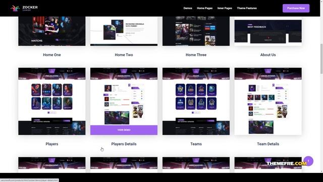 Zocker - eSports and Gaming HTML Template gaming portal 15 Website Builder смотреть онлайн