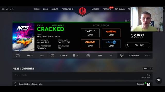 Нужна ли Пиратка Red Dead Redemption 2?Слив Кряка!CODEX не будут фиксить Need for Speed™ Heat! смотреть онлайн