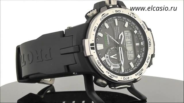 Часы Casio PRO TREK PRW-6000-1E/PRW-6000-1ER смотреть онлайн