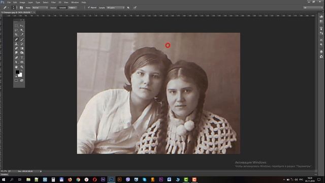 Урок в Фотошопе - восстановление ретро фотографии смотреть онлайн