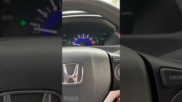 Honda Civic 2014 ( how to turn off Hillstart & powersteering light ) смотреть онлайн