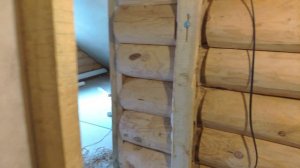 Устройство перегородки в бревенчатом доме