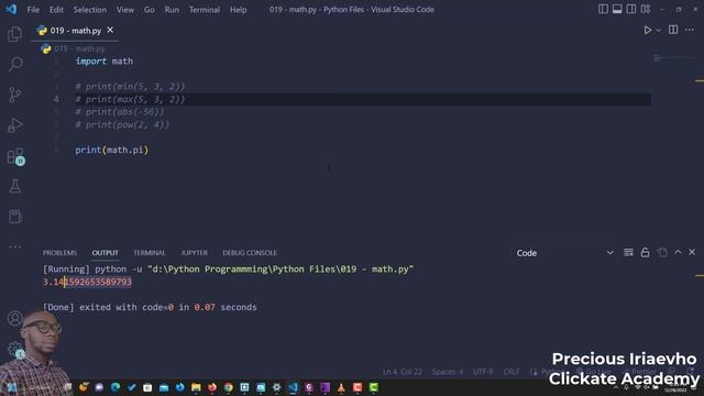 023 - Python Math | Python Tutorial for Beginners Full Course смотреть онлайн