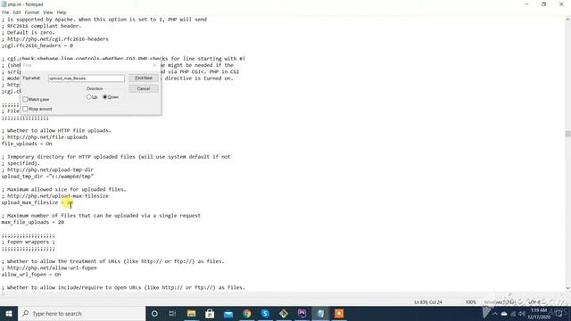 How to increase file upload size in WAMP server смотреть онлайн
