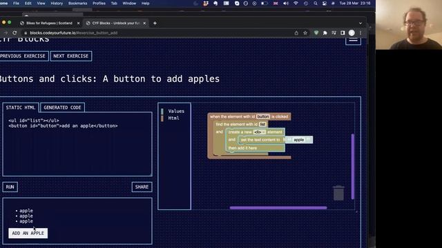 JS2 Week3 Practice cyf blocks revisited смотреть онлайн