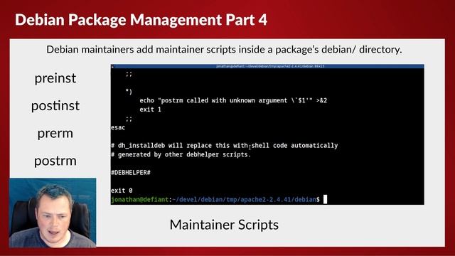 What are Debian maintainer scripts? смотреть онлайн