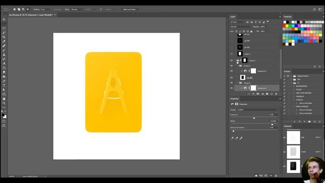Настройка блистера в KeyShot. Сборка мокапа в Photoshop смотреть онлайн