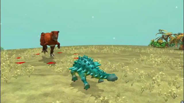 Carnotaurus vs Bumpy | Dino vs Cartoon [S2E3] | SPORE смотреть онлайн