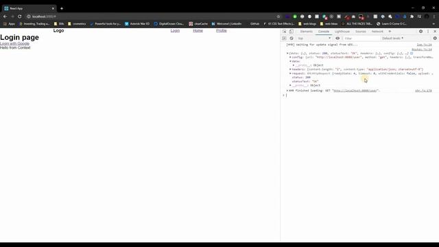Twitter Clone - Storing A User (React JS) смотреть онлайн
