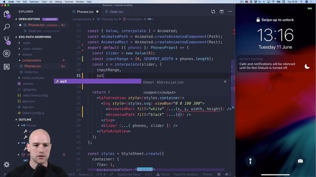 The 5-minute React Native SVG Path Morphing смотреть онлайн