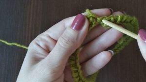 Тунисское вязание ПО КРУГУ