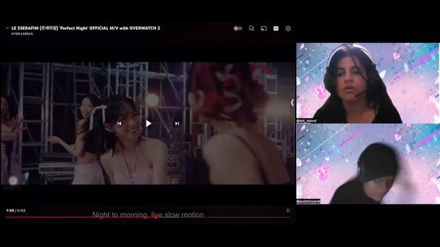CARATS react to LE SSERAFIM (르세라핌) 'Perfect Night' OFFICIAL M/V with OVERWATCH 2 смотреть онлайн