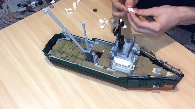 Fishing boat | LEGO самоделка рыболовное судно | timelapse(обзор) смотреть онлайн