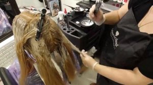 Как выровнять цвет волос