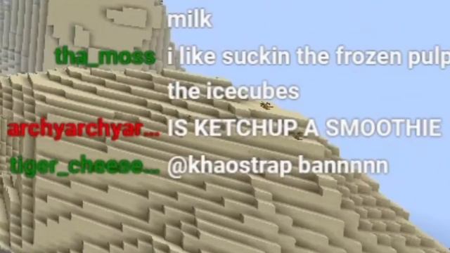 Twitch Chat Argues over the best Blocks in Minecraft смотреть онлайн