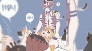 douma x akaza # demon slayer # douma # akaza # ship# happy halloween! 👻👻🧡