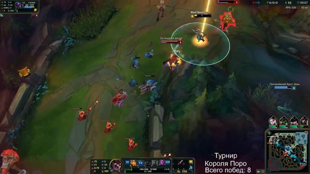 Insane Kled Plays на Турнире Короля Поро! смотреть онлайн