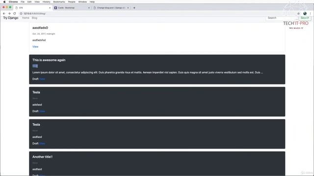 building a Web App with Python (Django) : 10 - Publishing & Display смотреть онлайн